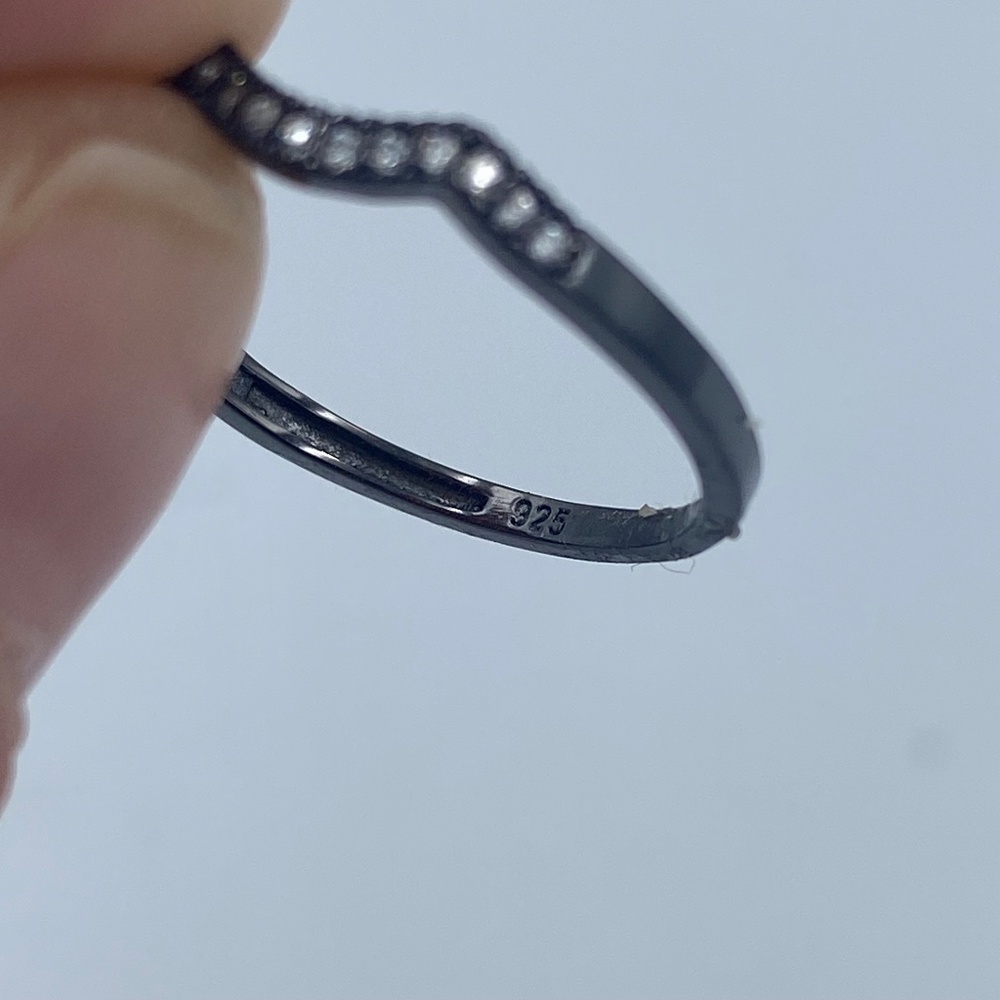 925 silver stackable Charmed Aroma rings size 9 - Picture 6 of 7